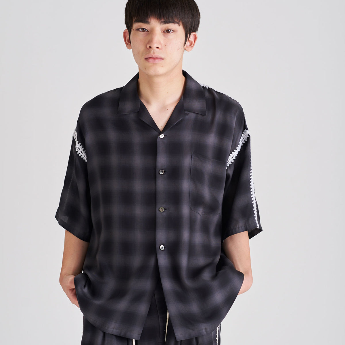 OMBRE WIDE OPEN COLLAR SHIRTS｜DISCOVERED(ディスカバード)公式通販