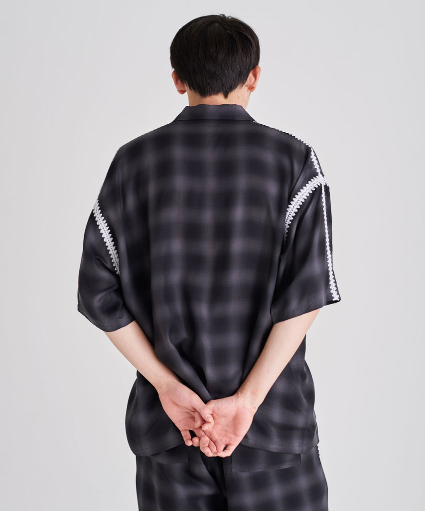 OMBRE WIDE OPEN COLLAR SHIRTS｜DISCOVERED(ディスカバード)公式通販